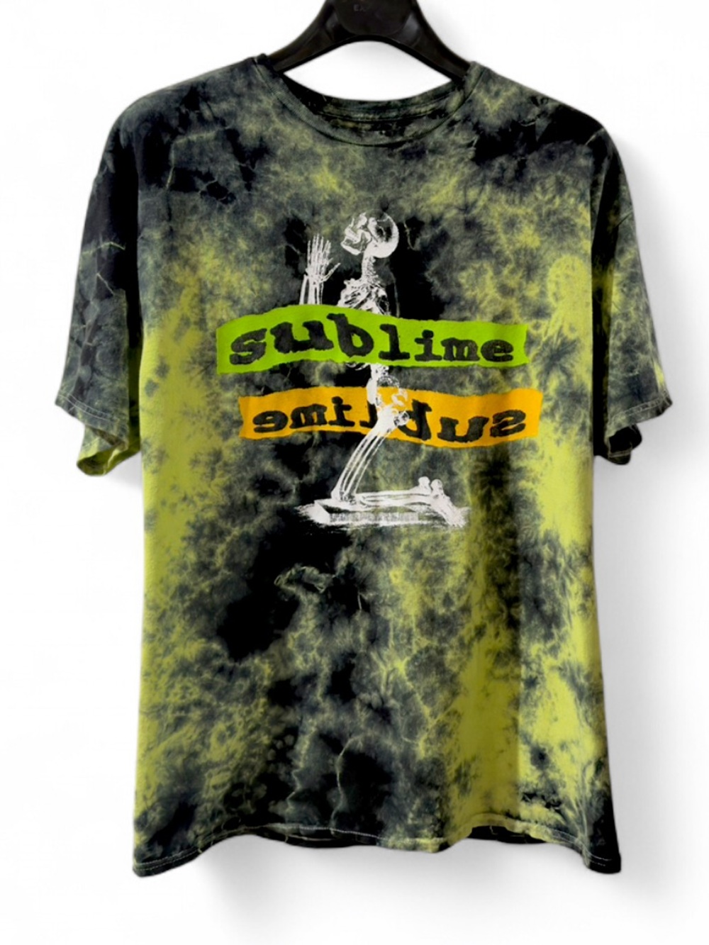 Sublime Neon Tie-Dye Graphic T-shirt Size Large